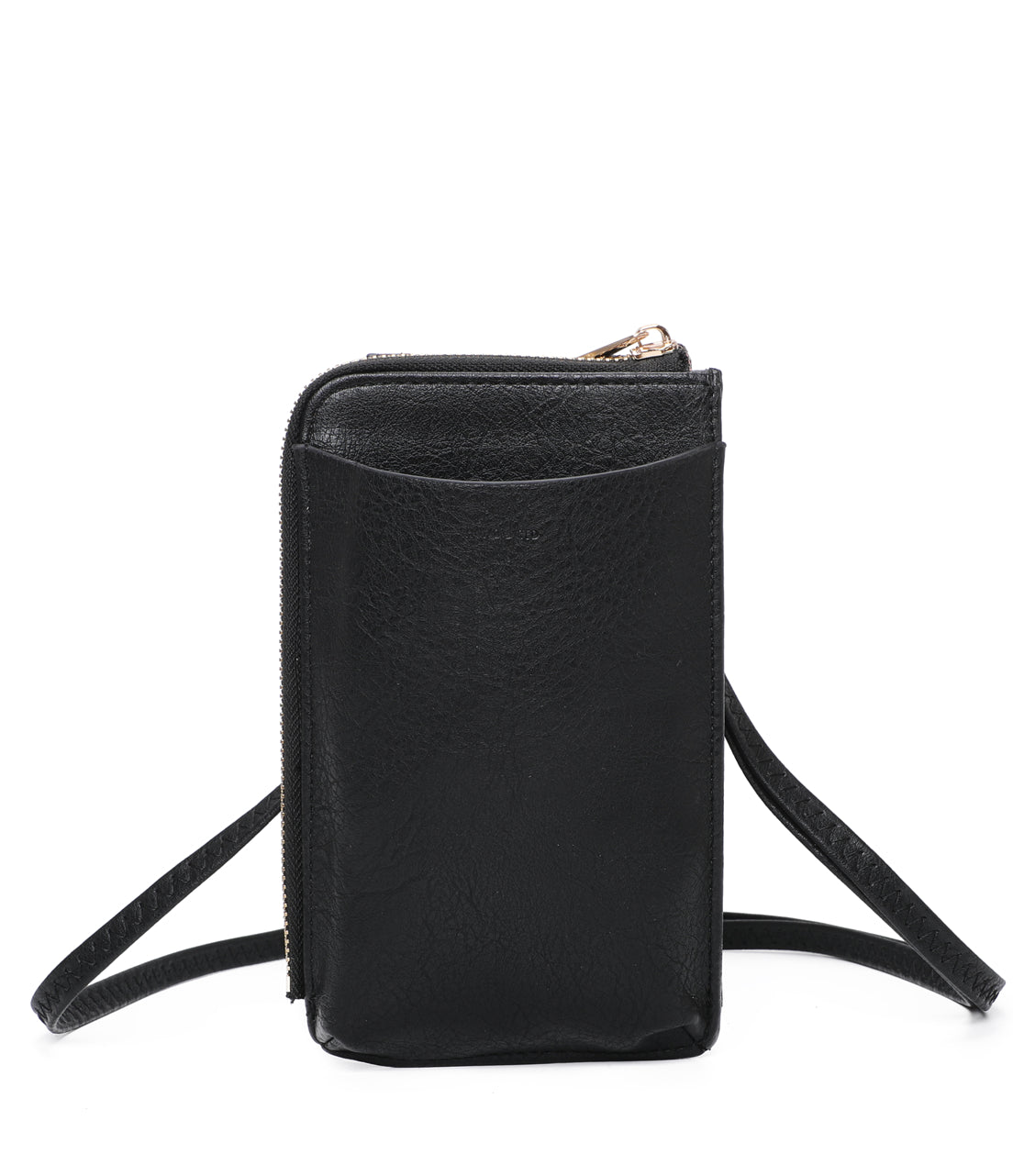 Enkel Minimalist PU Leather Crossbody Phone Purse