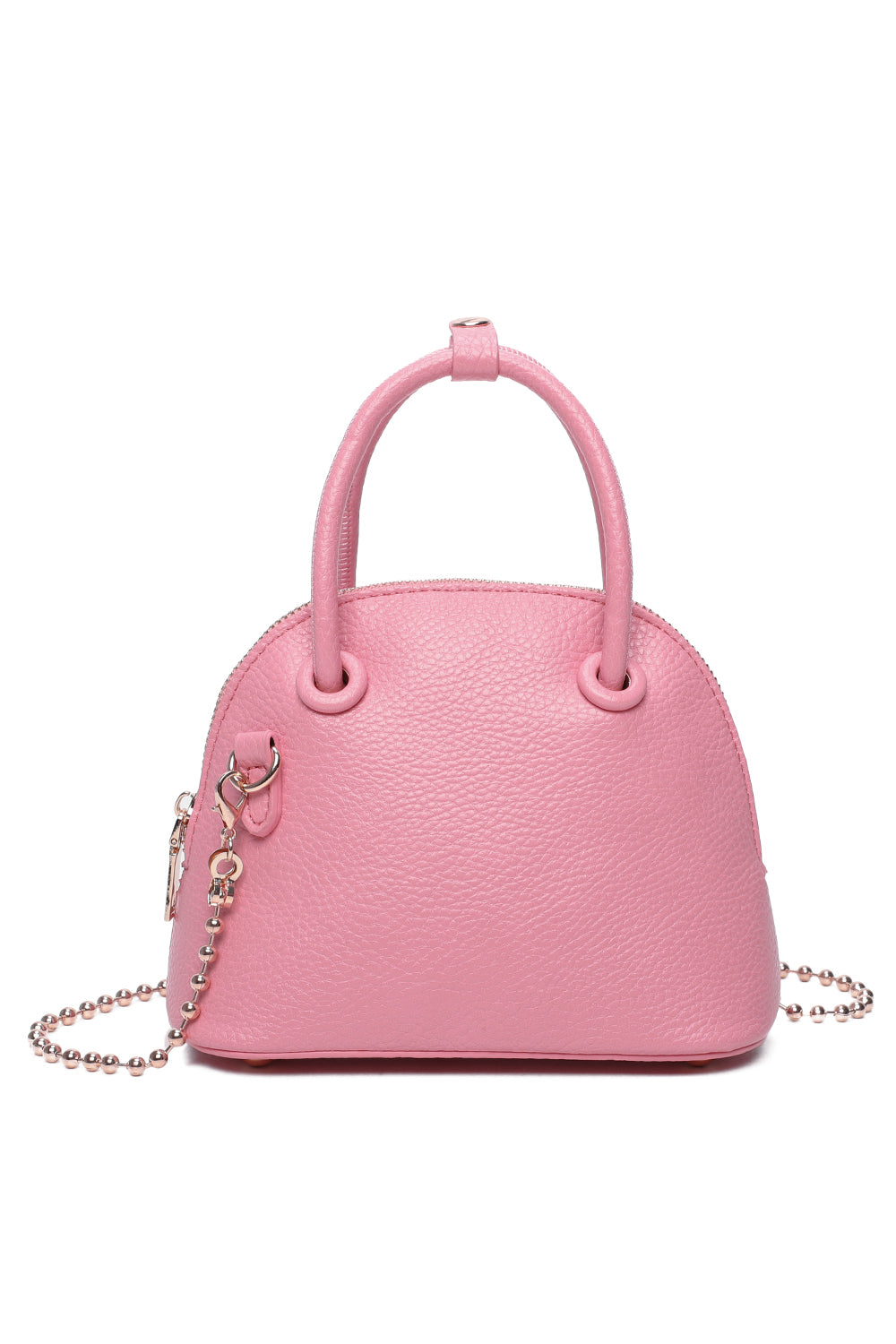 Munn Mini PU Crossbody Bag with Bead Strap