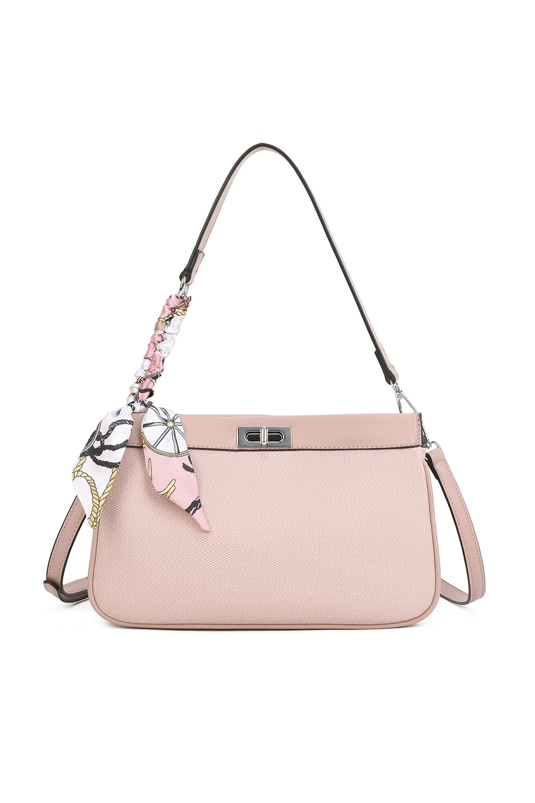 Caspian Dual Compartment Shoulder Bag With A Lock - RB250952