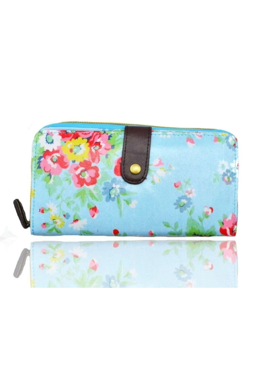 Floral Long Bifold Waterproof Purse - K2 - F