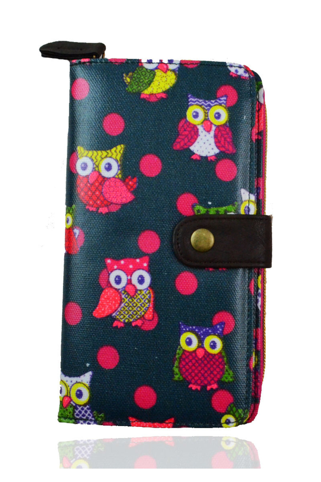 Owl Polka Dot Printed Waterproof Wallet - K2 - Owl - PD