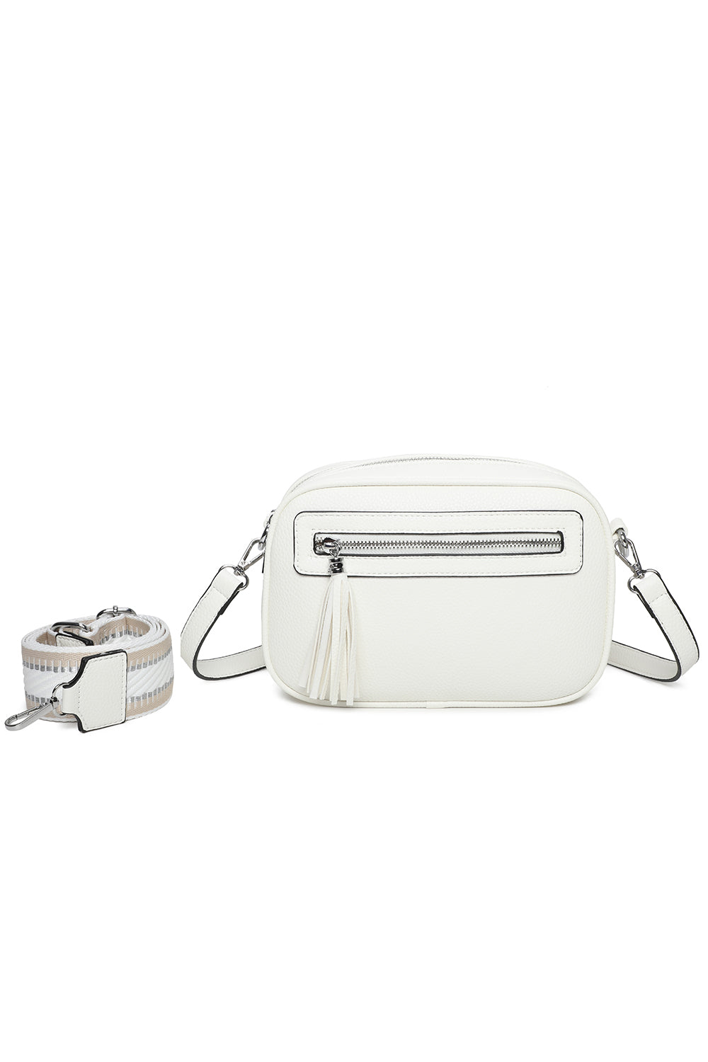 Urban Charm Tassel Crossbody Bag - RB240802