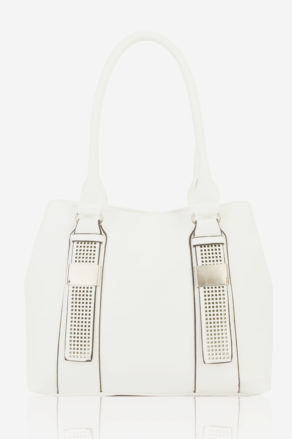 Daley PU Leather Dual Compartment Shoulder Tote Bag - RS17007