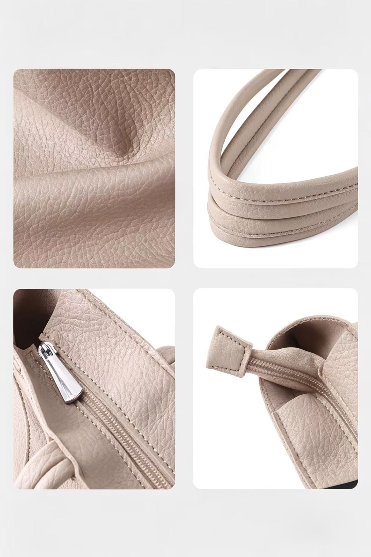 Rosalie PU Leather Tote Shoulder Bag - RX260522
