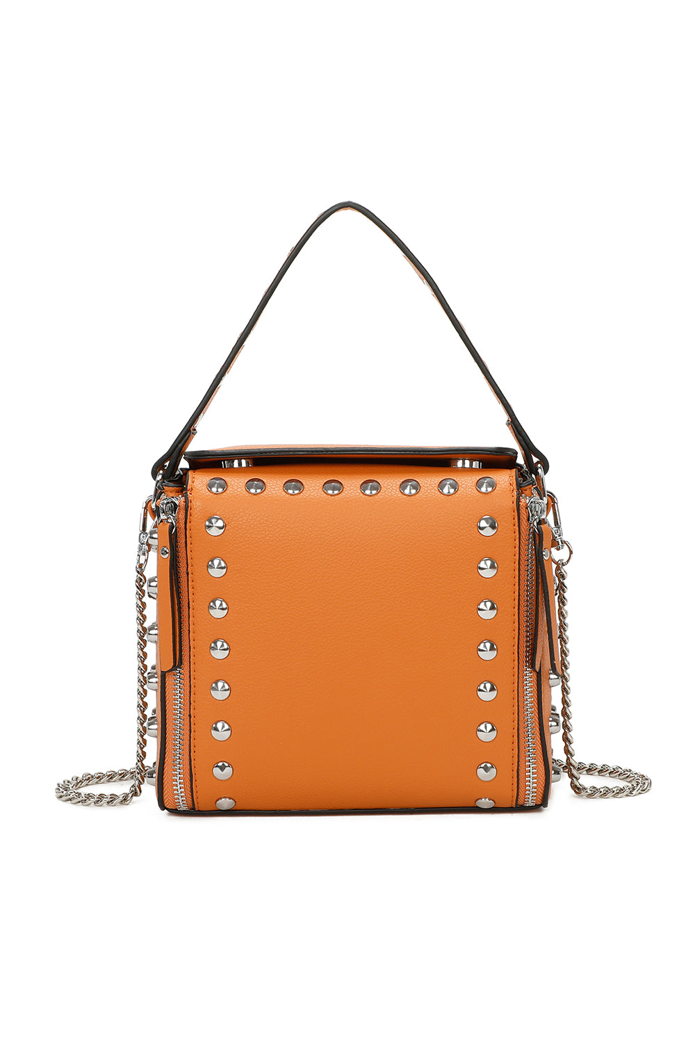 Studded Chain Strap Shoulder Bag