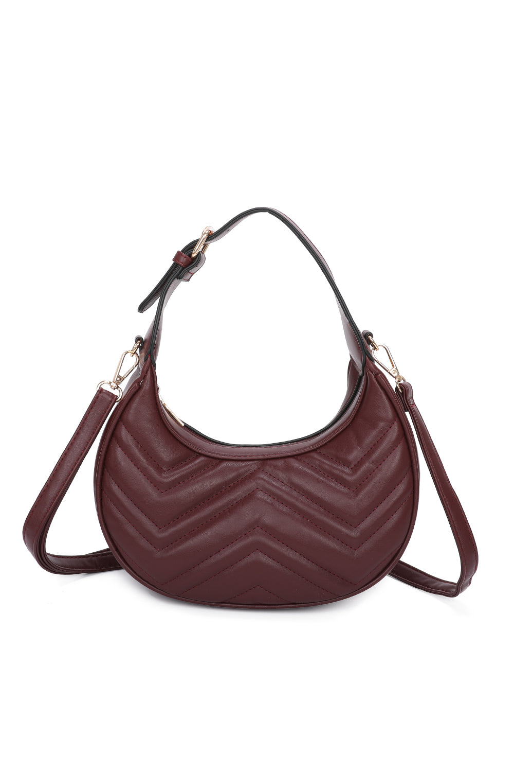 Luna Crescent-Shaped Shoulder Bag