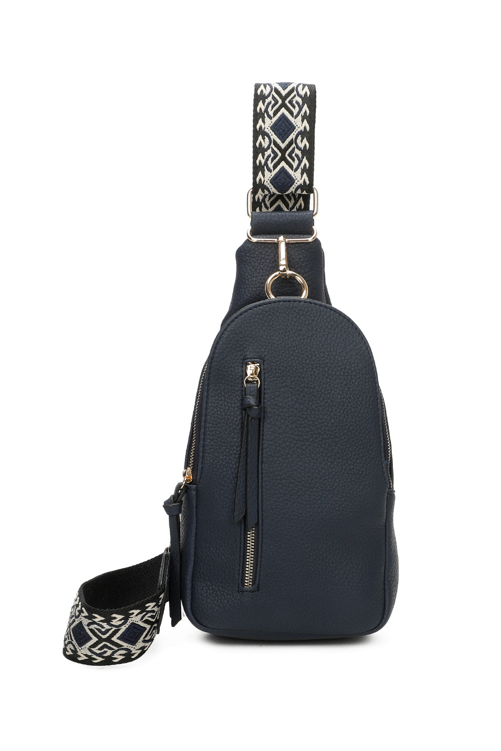 Duo Crossbody Sling Bag with Canvas Strap