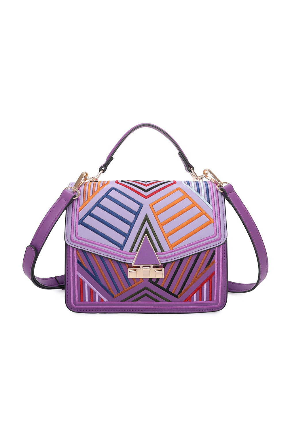 Robin Geometric Pattern Shoulder Bag