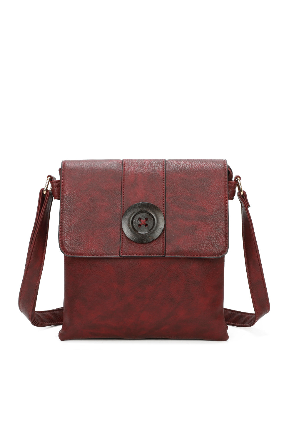 Danchu Button Messenger Bag