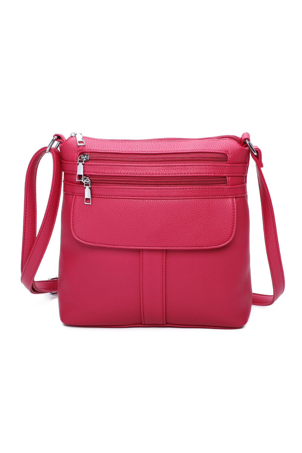 Vier Quadriple Zip Cross Body Bag