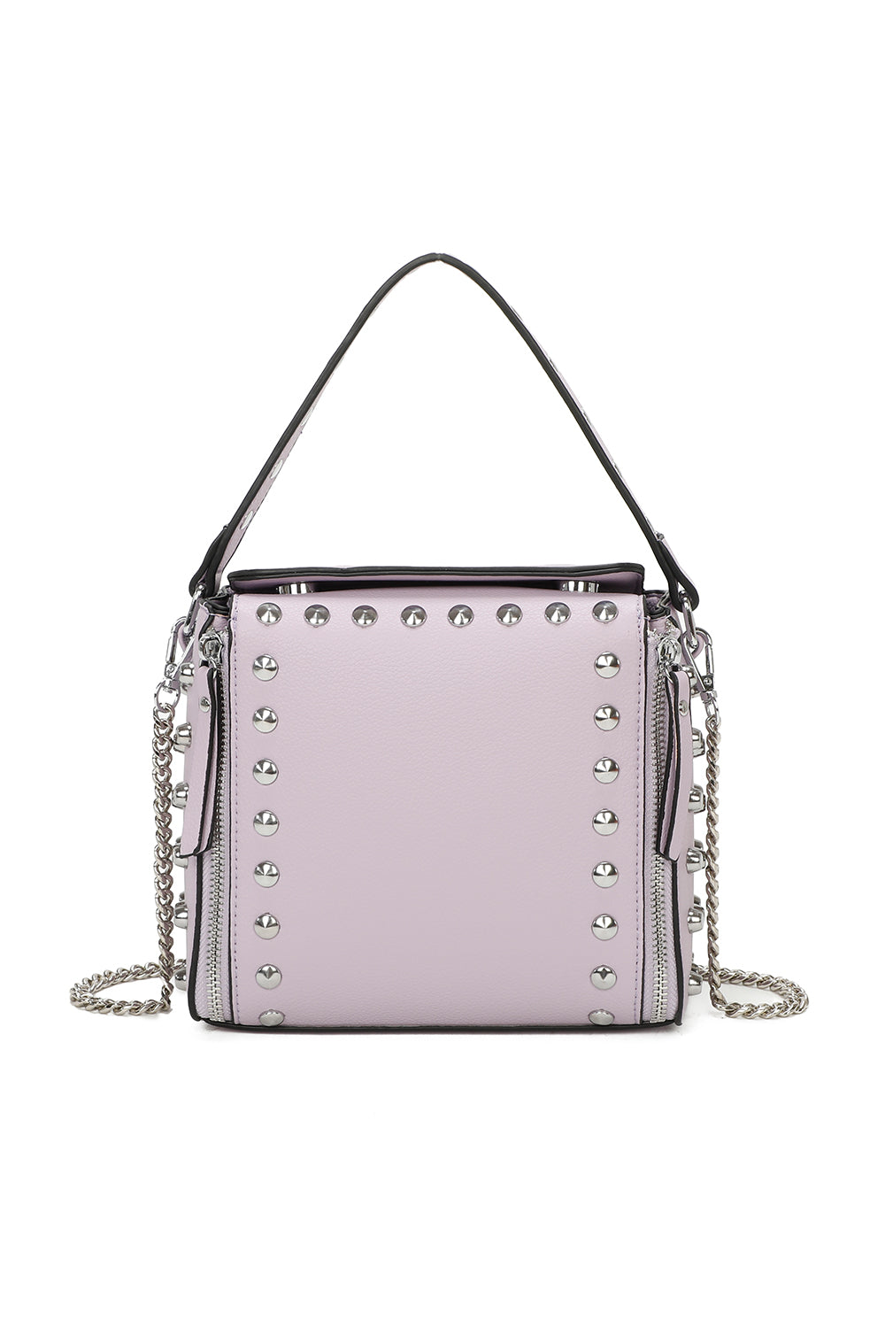 Studded Chain Strap Shoulder Bag