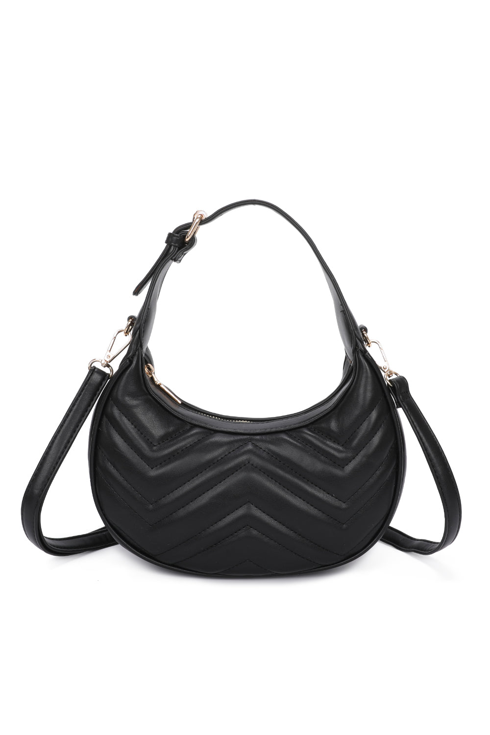 Luna Crescent-Shaped Shoulder Bag