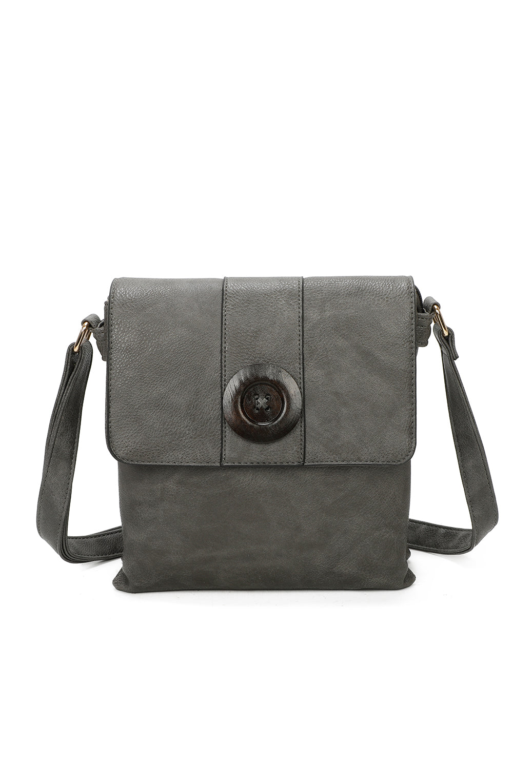 Danchu Button Messenger Bag