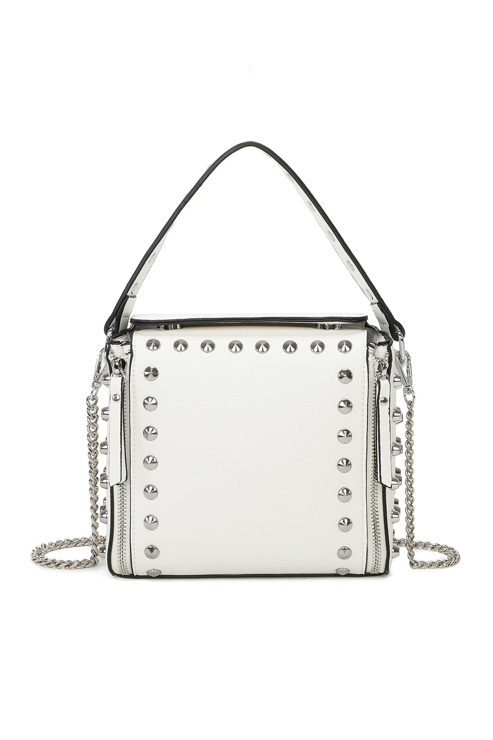 Studded Chain Strap Shoulder Bag