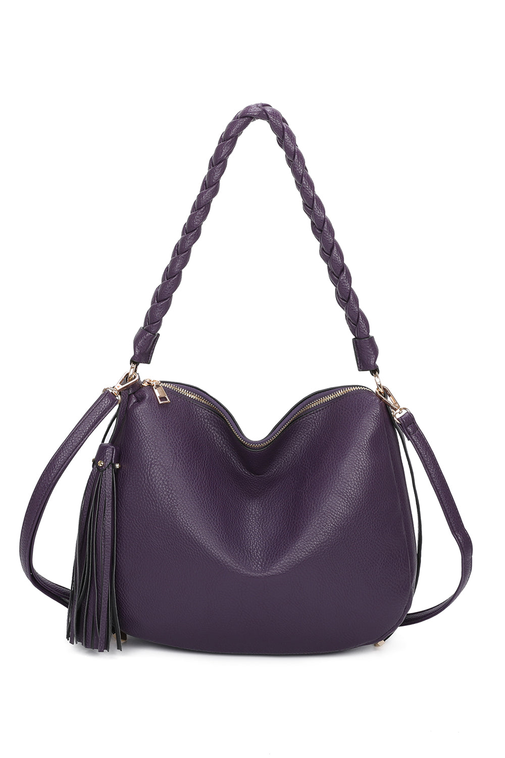 KEUN Tassol and Knotted Strap Shoulder Bag