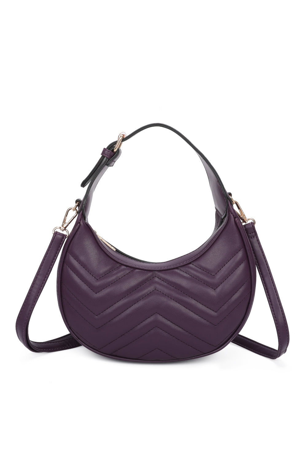 Luna Crescent-Shaped Shoulder Bag