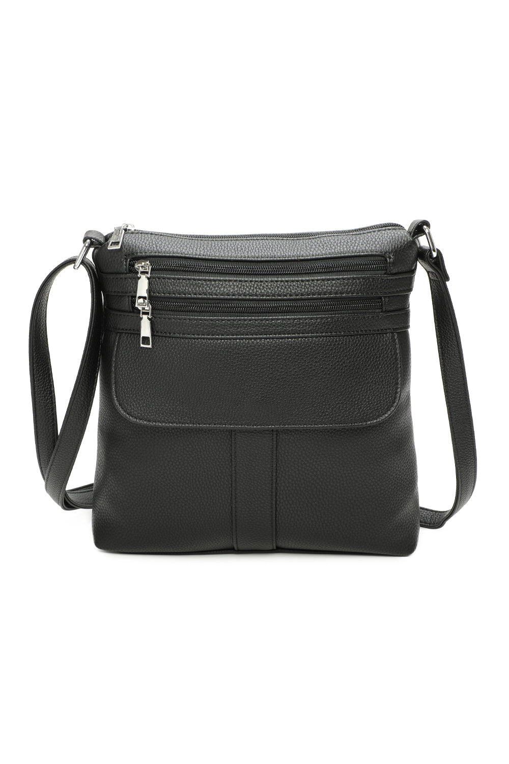 Vier Quadriple Zip Cross Body Bag