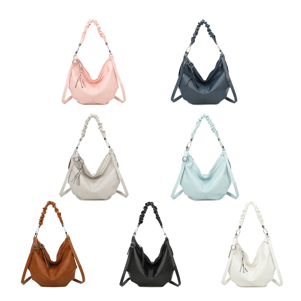 Quinn PU Leather Hobo Shoulder Bag