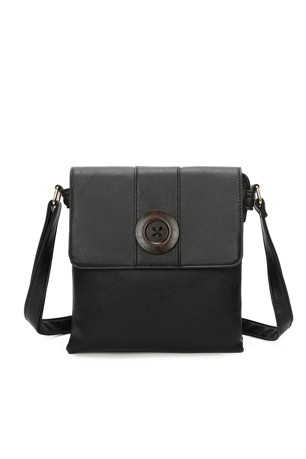 Danchu Button Messenger Bag