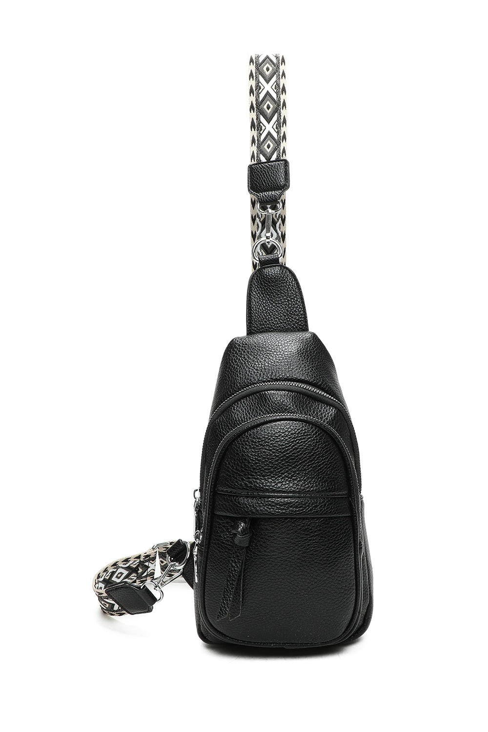 Dohara Dual Compartment PU Crossbody Sling Bag