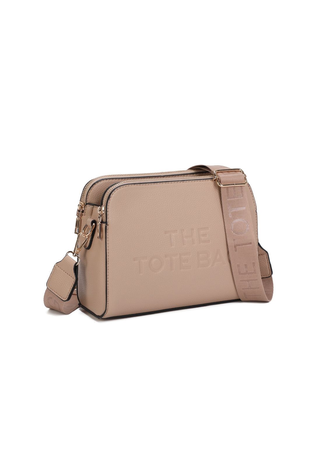 Verity Three Zipped Sections Triple Compartments Crossbody Tote Bag - RM230417