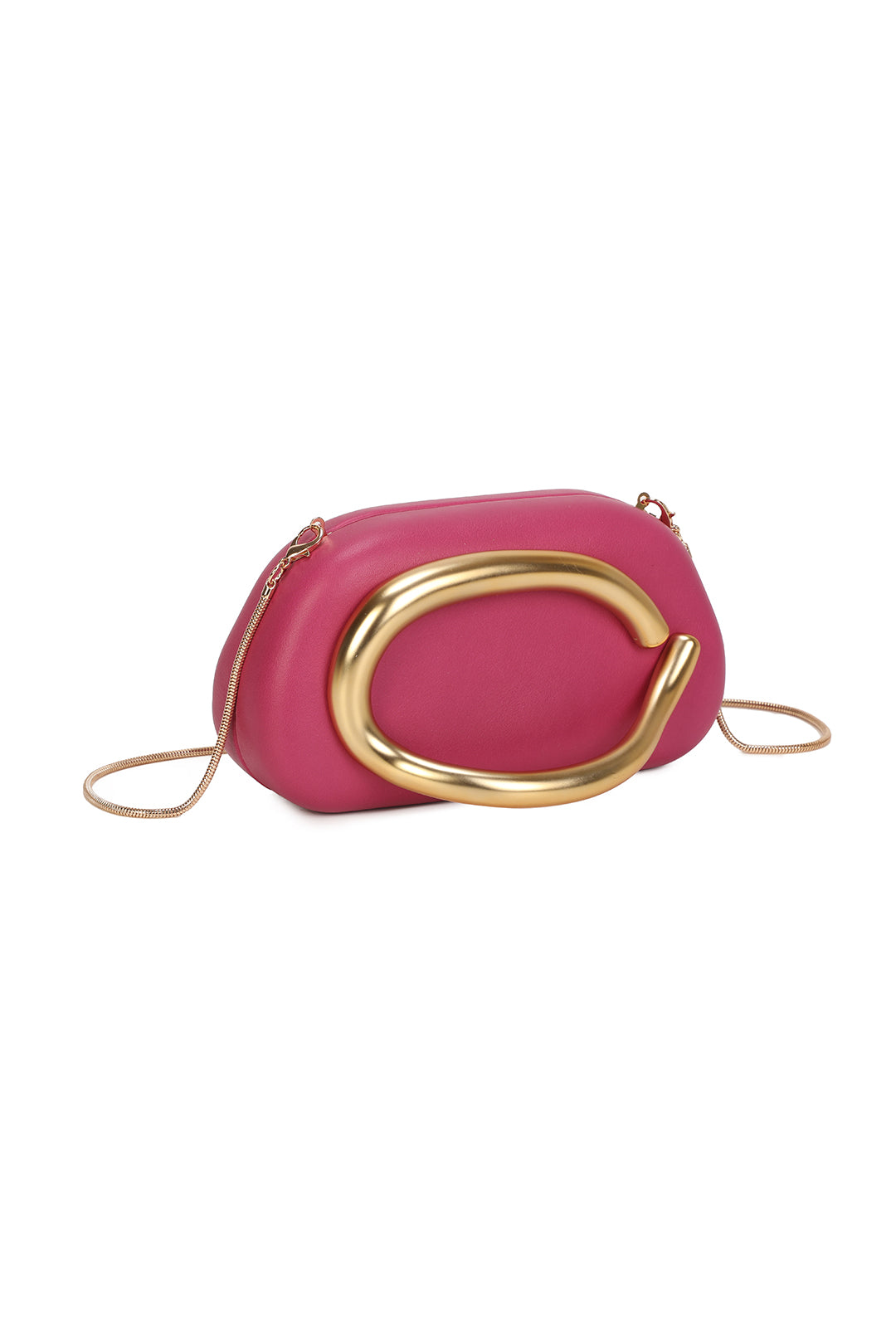 Odette Small PU Leather Handle Clutch Bag - RH311P