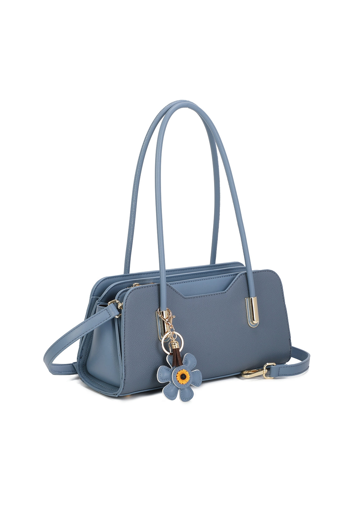 Aveline PU Leather baguette-style Top Handle Bag - RY260535