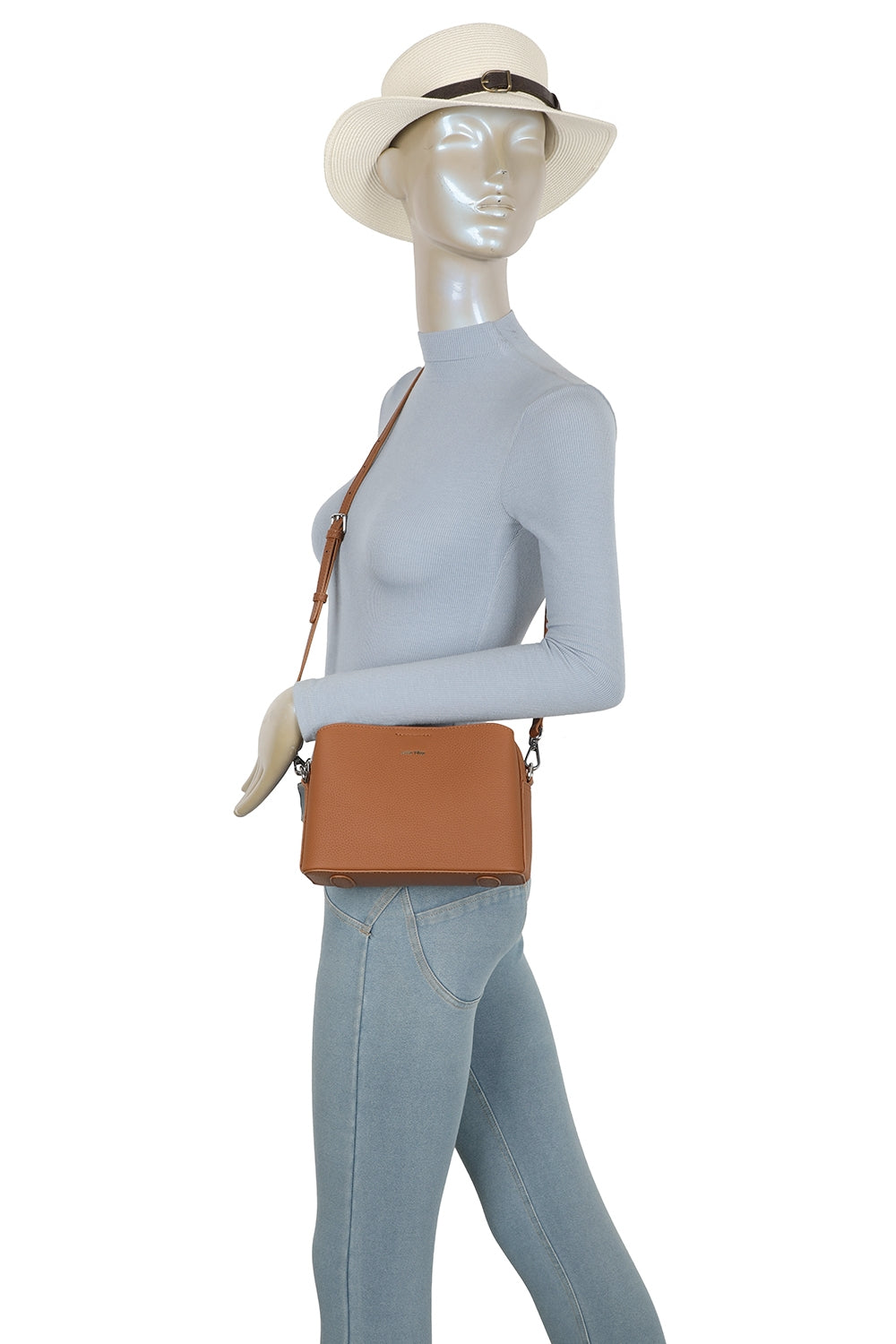 Pax Real Leather Crossbody Bag - VL2505