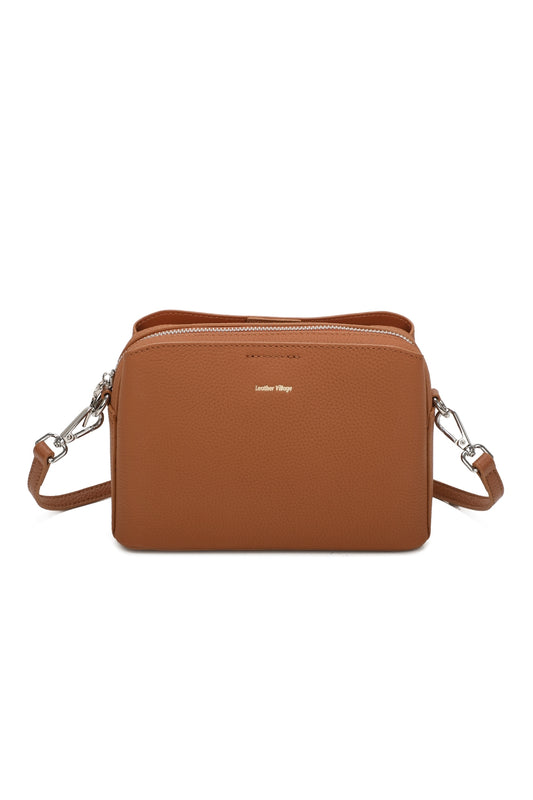 Pax Real Leather Crossbody Bag - VL2505