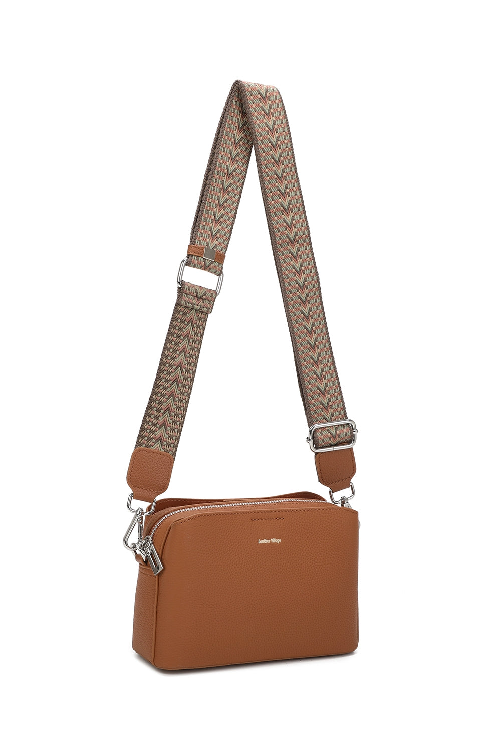 Pax Real Leather Crossbody Bag - VL2505