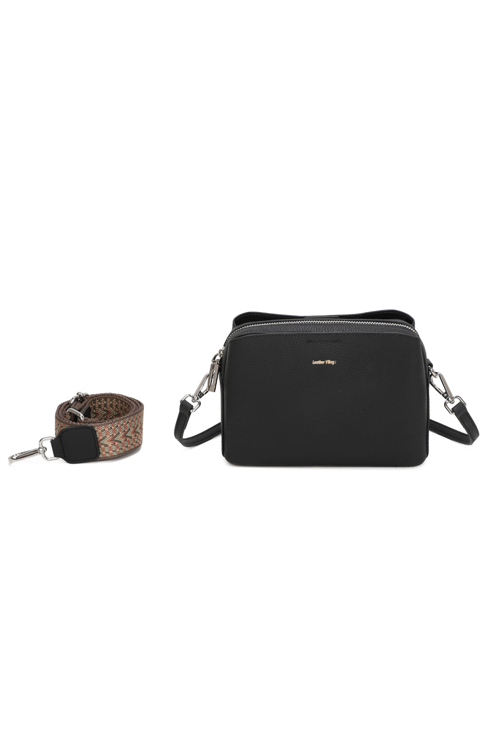 Pax Real Leather Crossbody Bag - VL2505