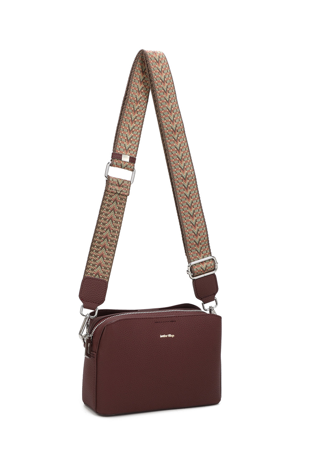 Pax Real Leather Crossbody Bag - VL2505