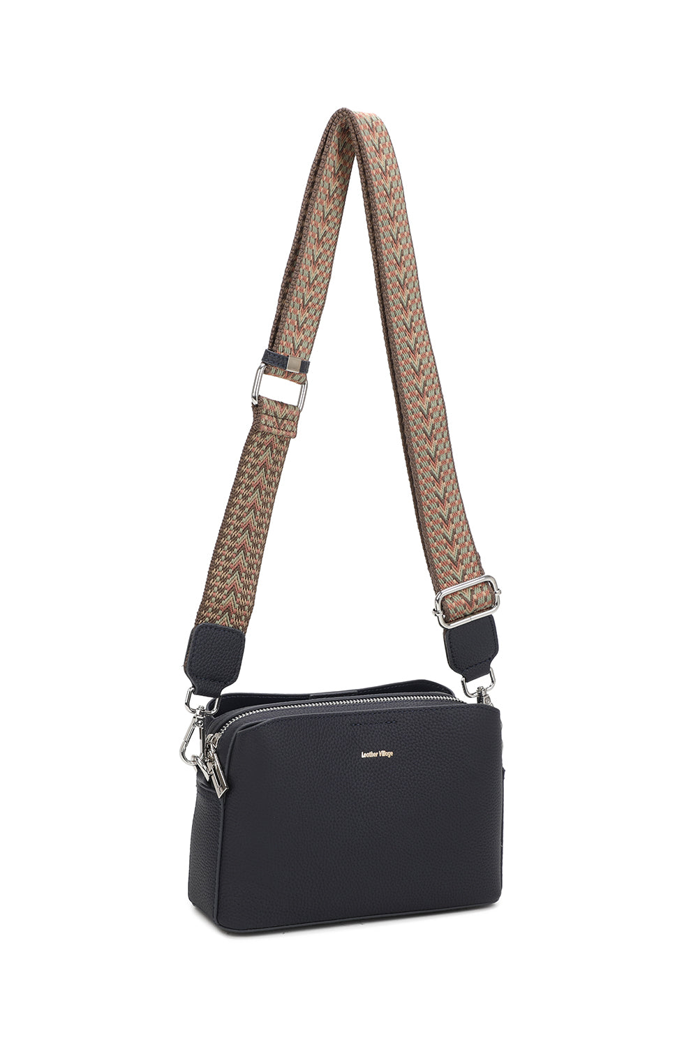 Pax Real Leather Crossbody Bag - VL2505