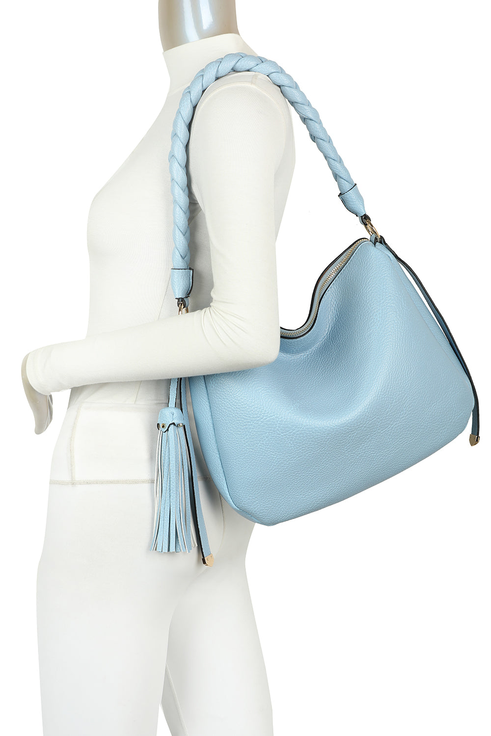 Keun Tassel and Knotted Strap Shoulder Bag-Summer