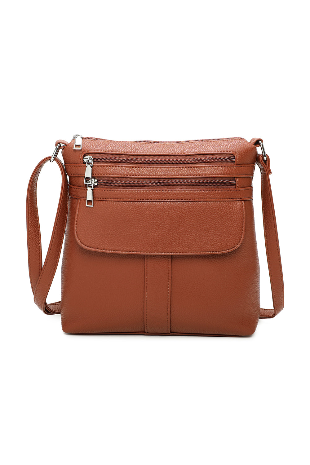 Vier Quadriple Zip Cross Body Bag