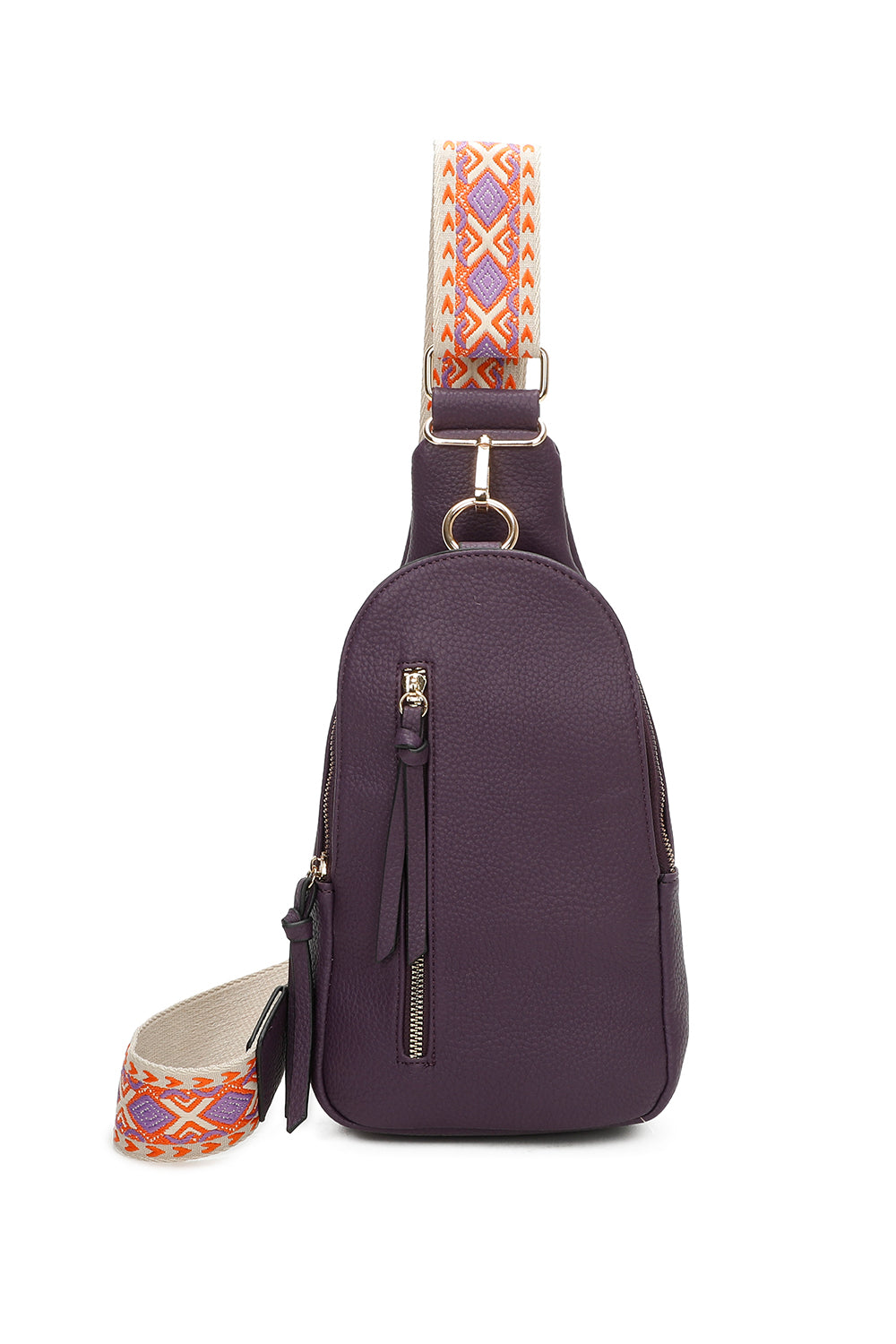 Duo Crossbody Sling Bag with Canvas Strap