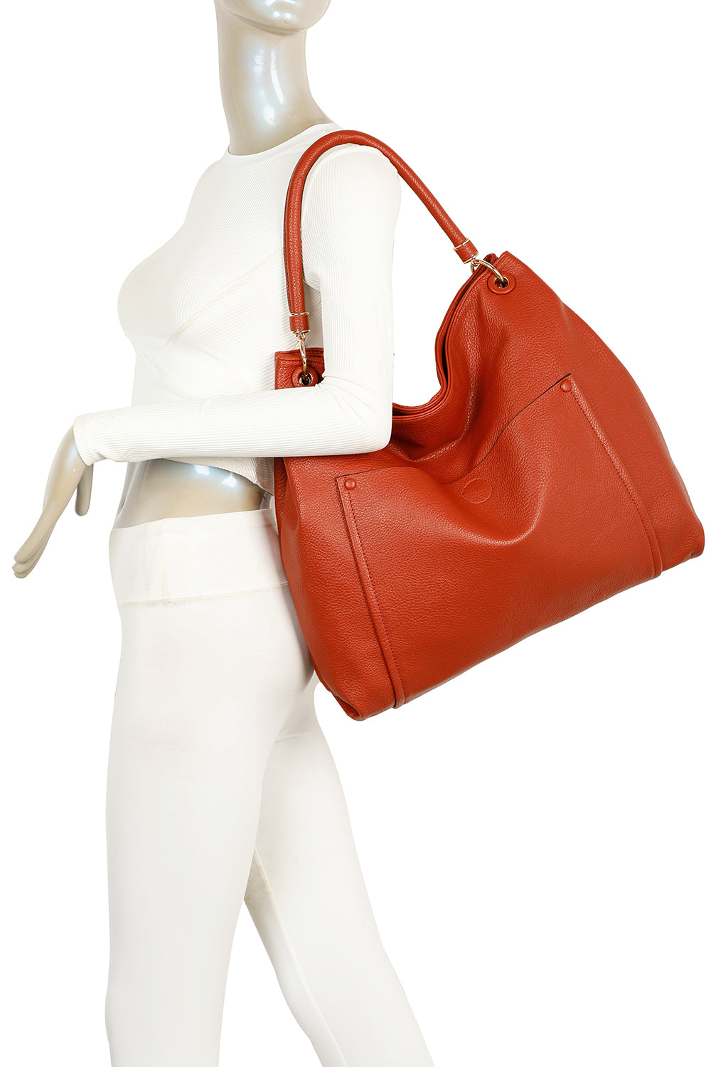 Gigante Oversize PU Shoulder Bag