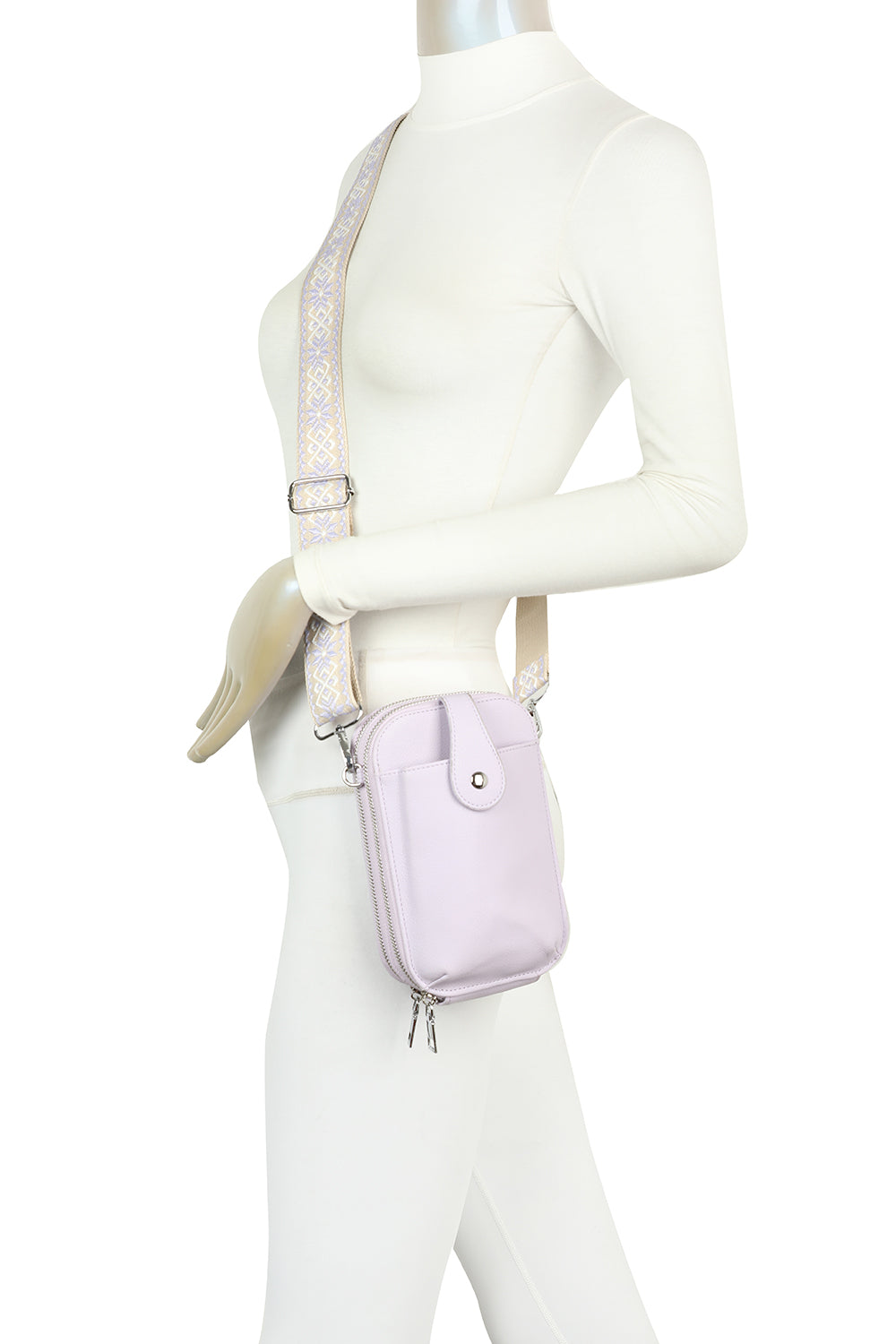 Riya PU Crossbody Phone Purse