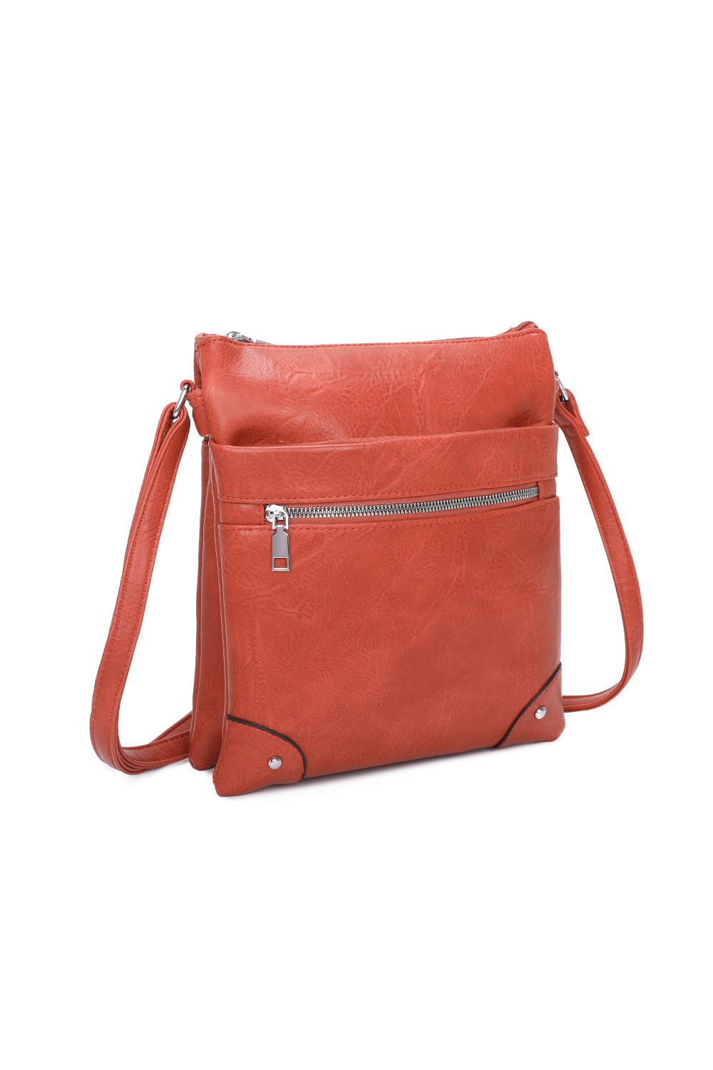 San Triple Zipped Pockets Crossbody Bag