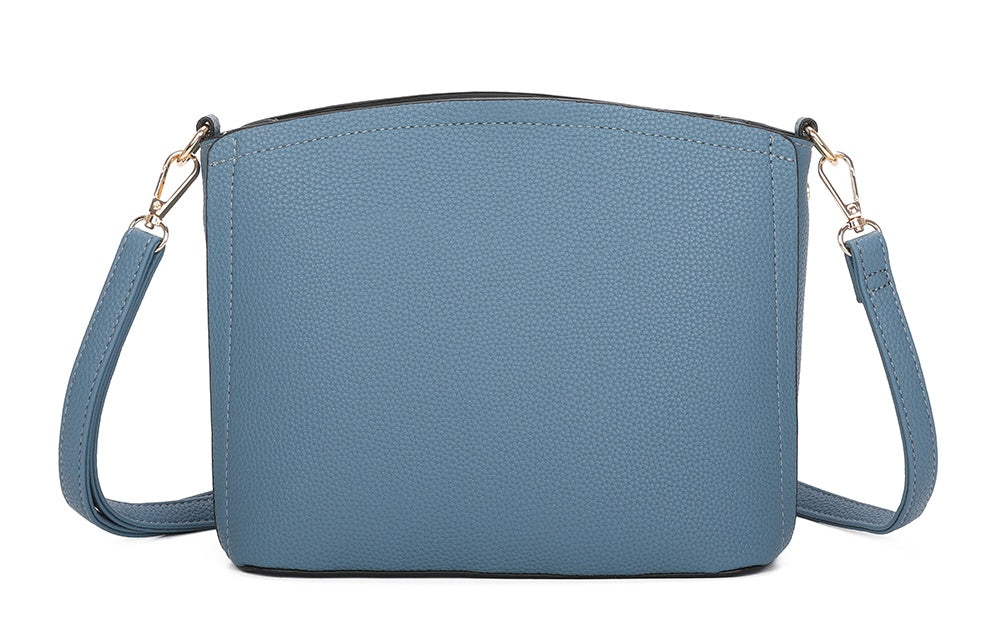 Carey Minimalist PU Leather Crossbody Bag