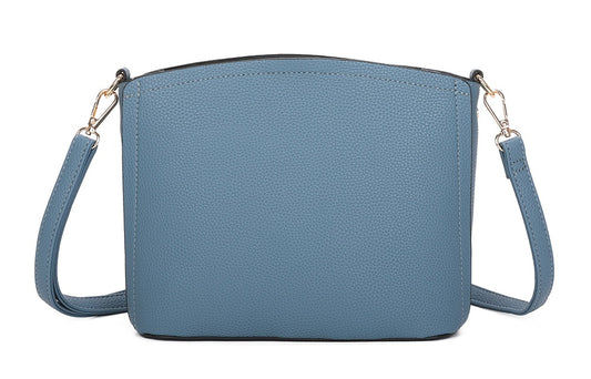 Carey Minimalist PU Leather Crossbody Bag