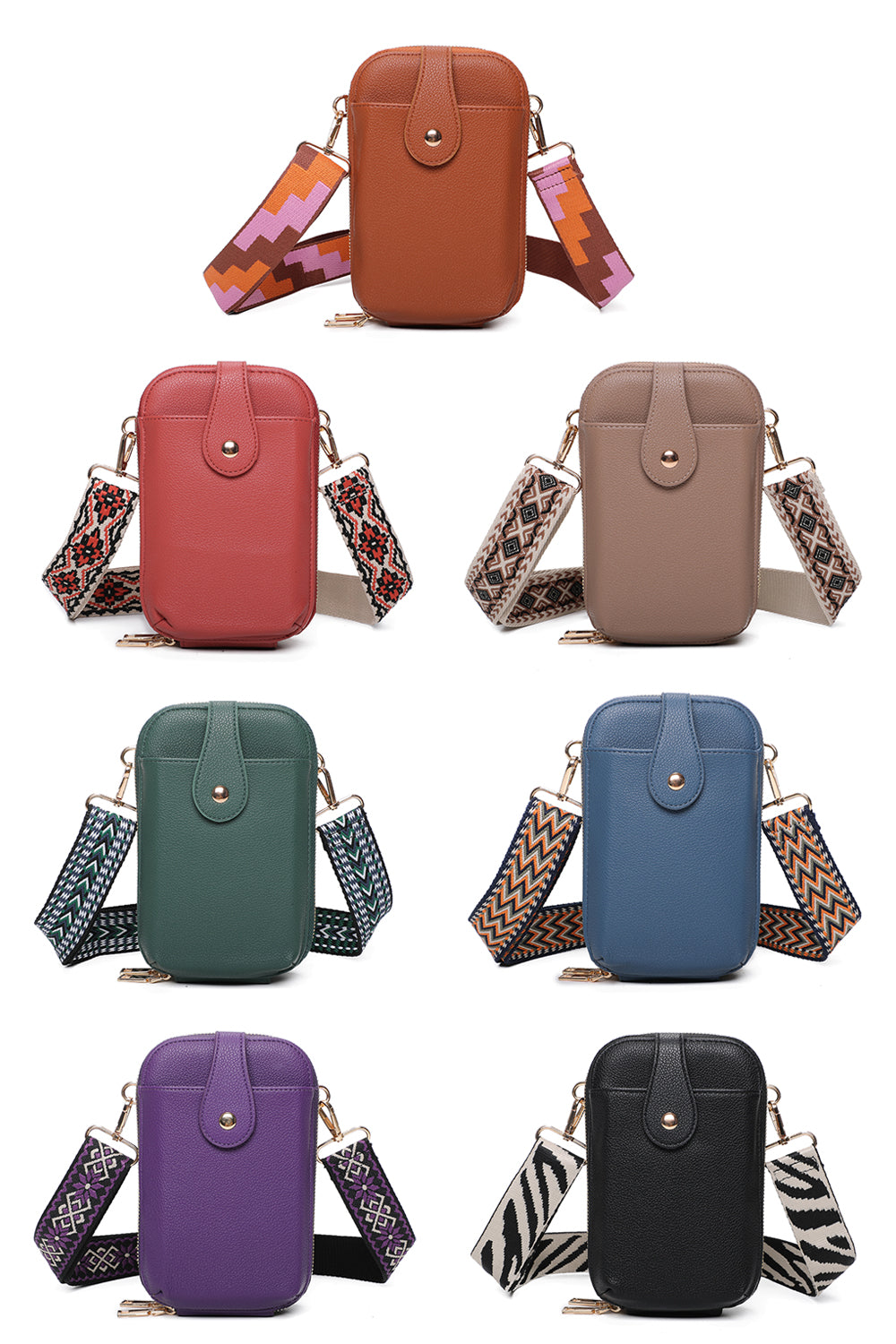 Riya PU Crossbody Phone Purse