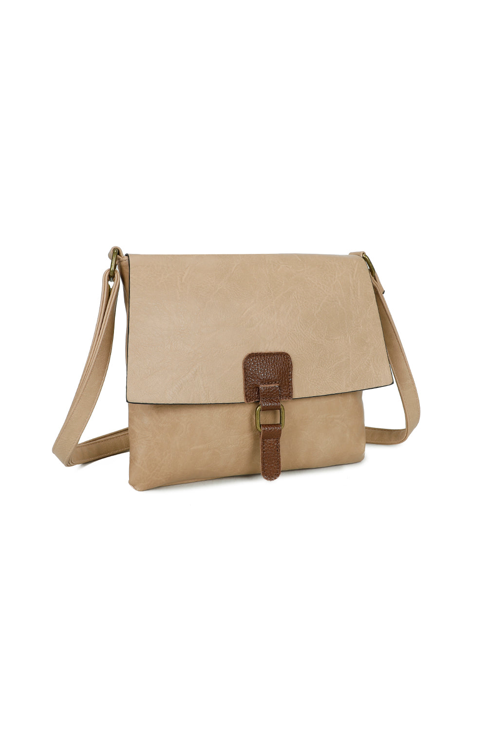 The Maven Crossbody Shoulder Bag With Real Leather Magnet Fastening - RB241022