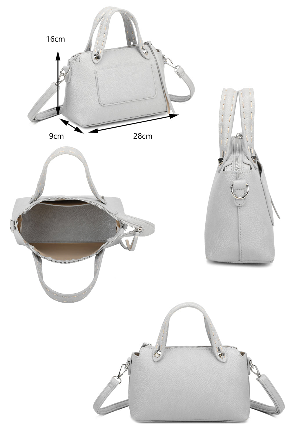 Modella PU Leather Shoulder Hand Bag - RJ241071
