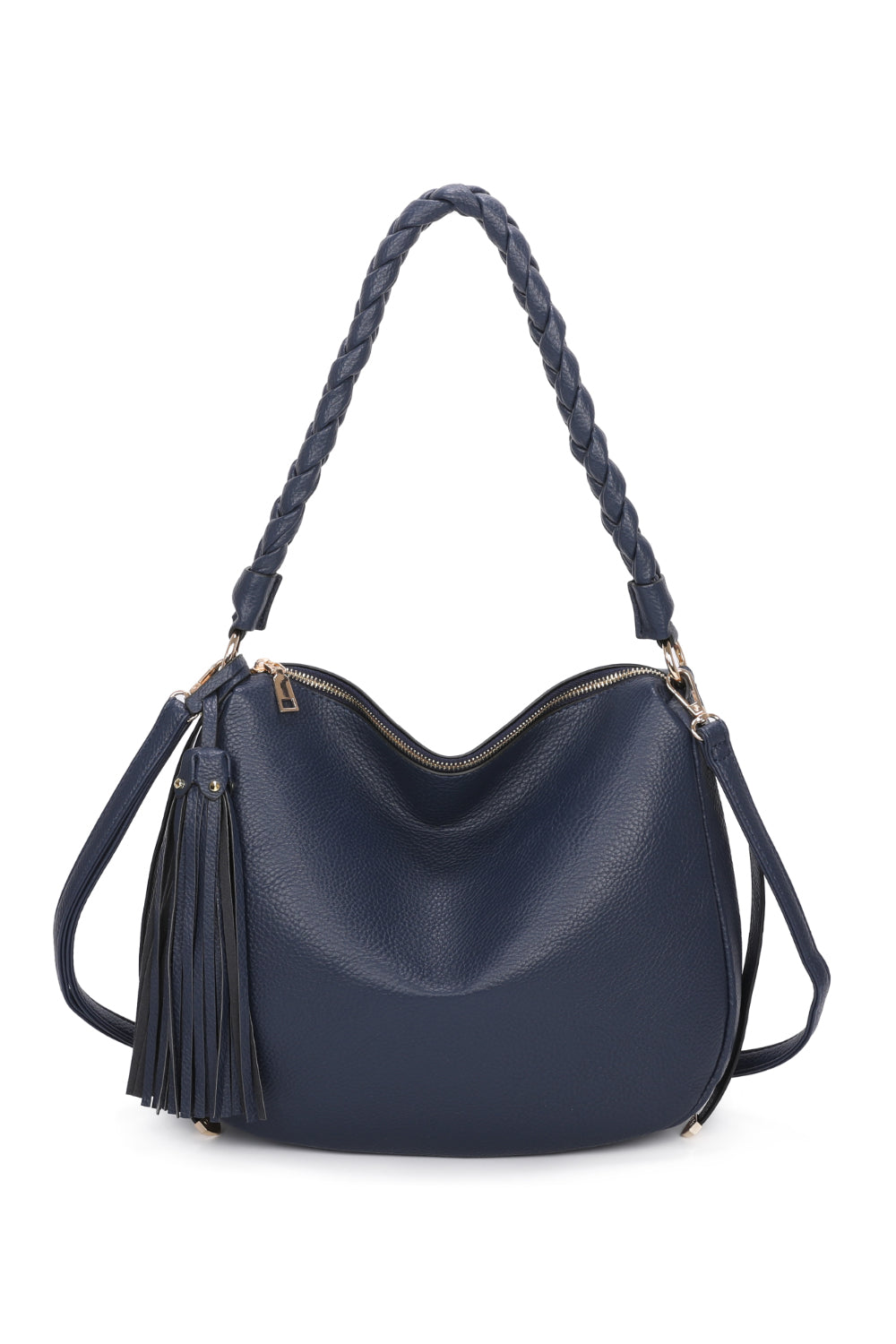 KEUN Tassol and Knotted Strap Shoulder Bag