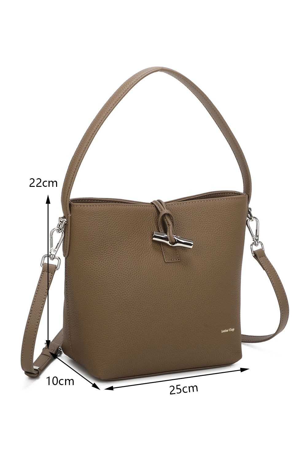 Strada Real Leather Tote Bag - VL2506