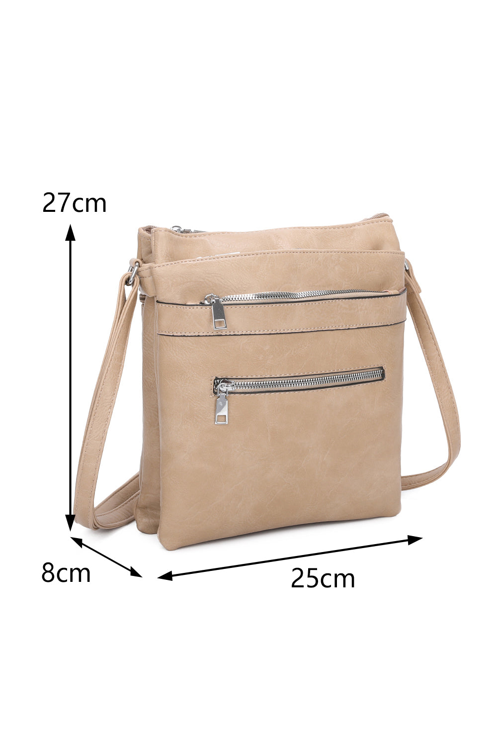 Tiguna Triple Pockets Crossbody Bag