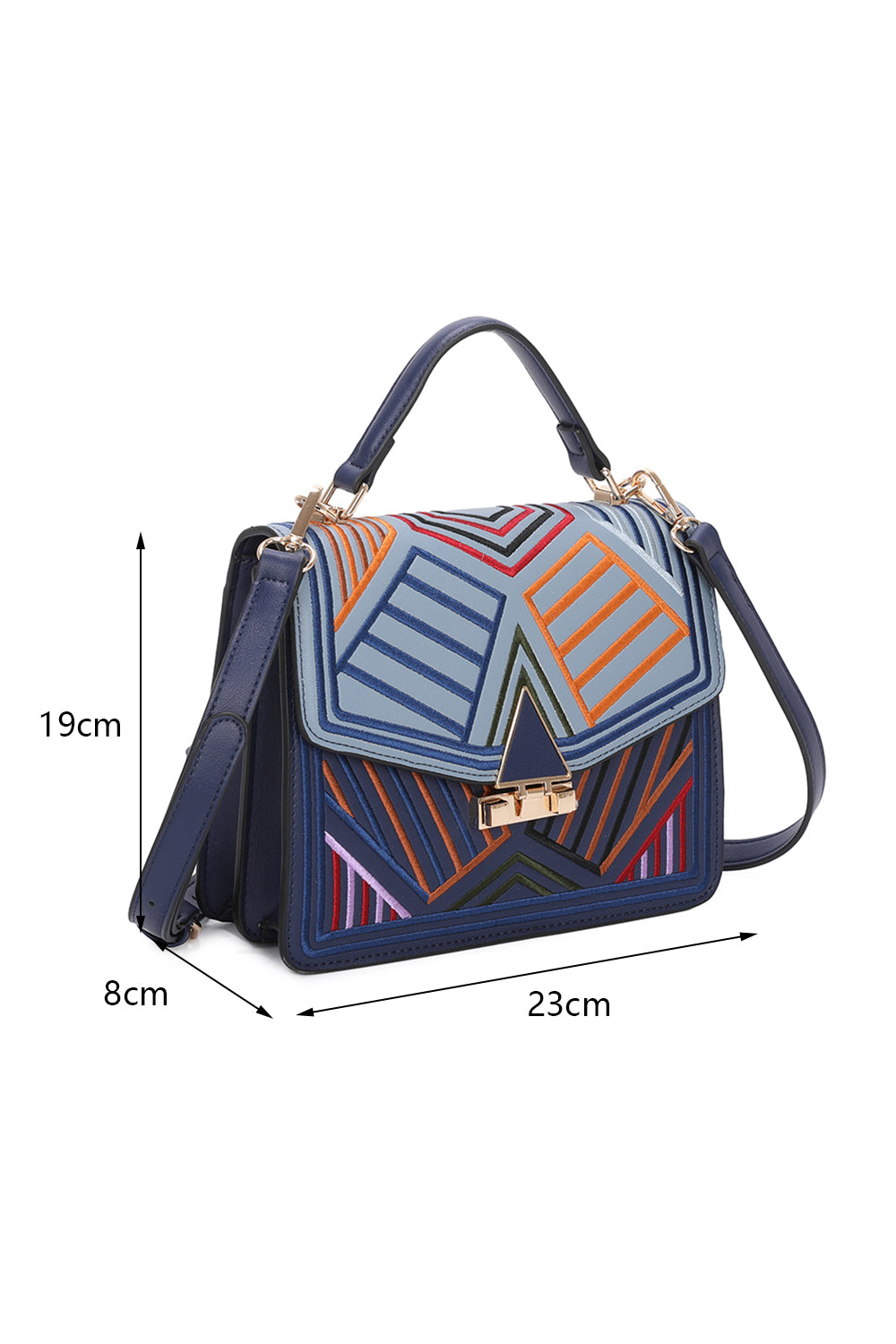 Robin Geometric Pattern Shoulder Bag