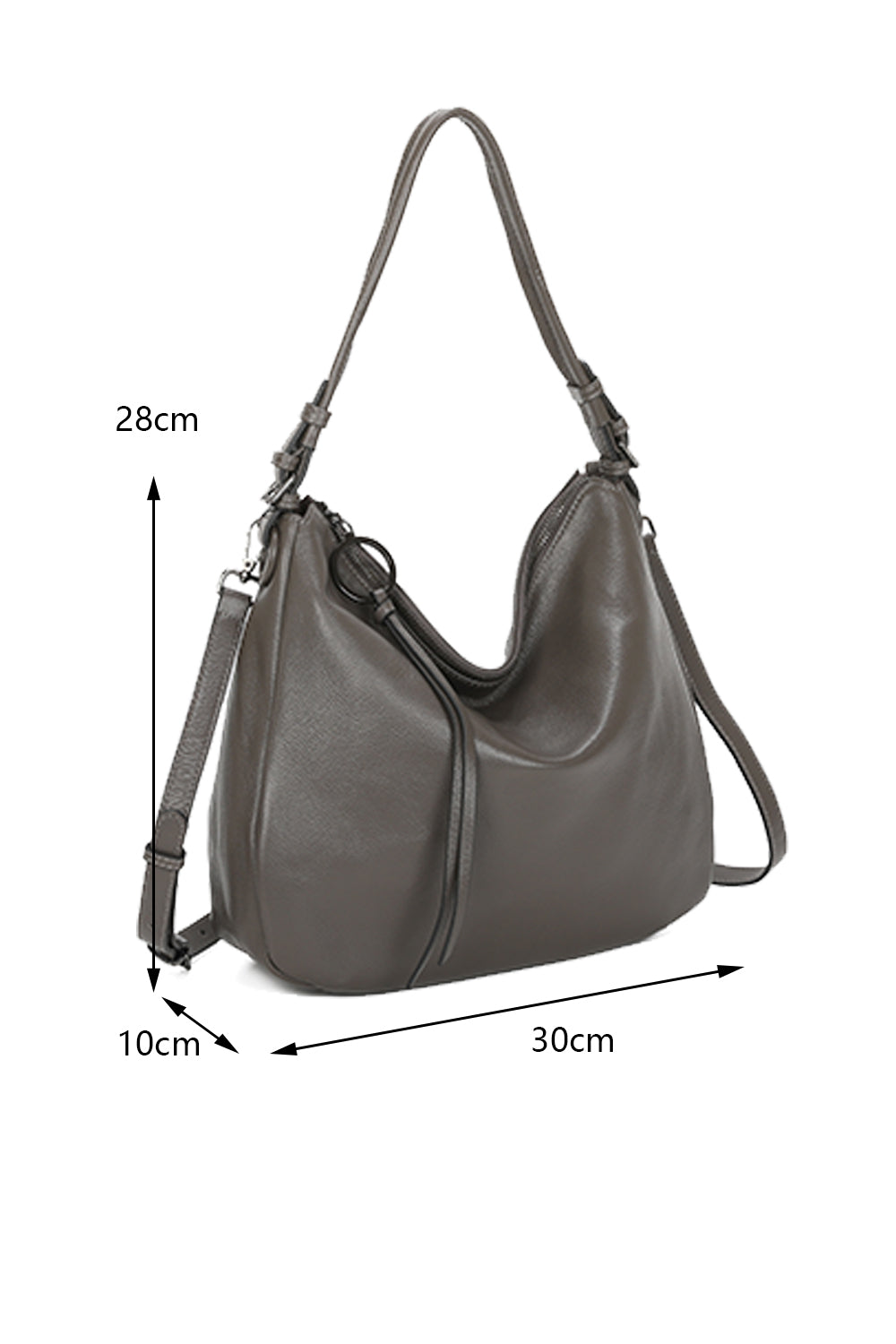 Maribor Leather Hobo Shoulder Bag