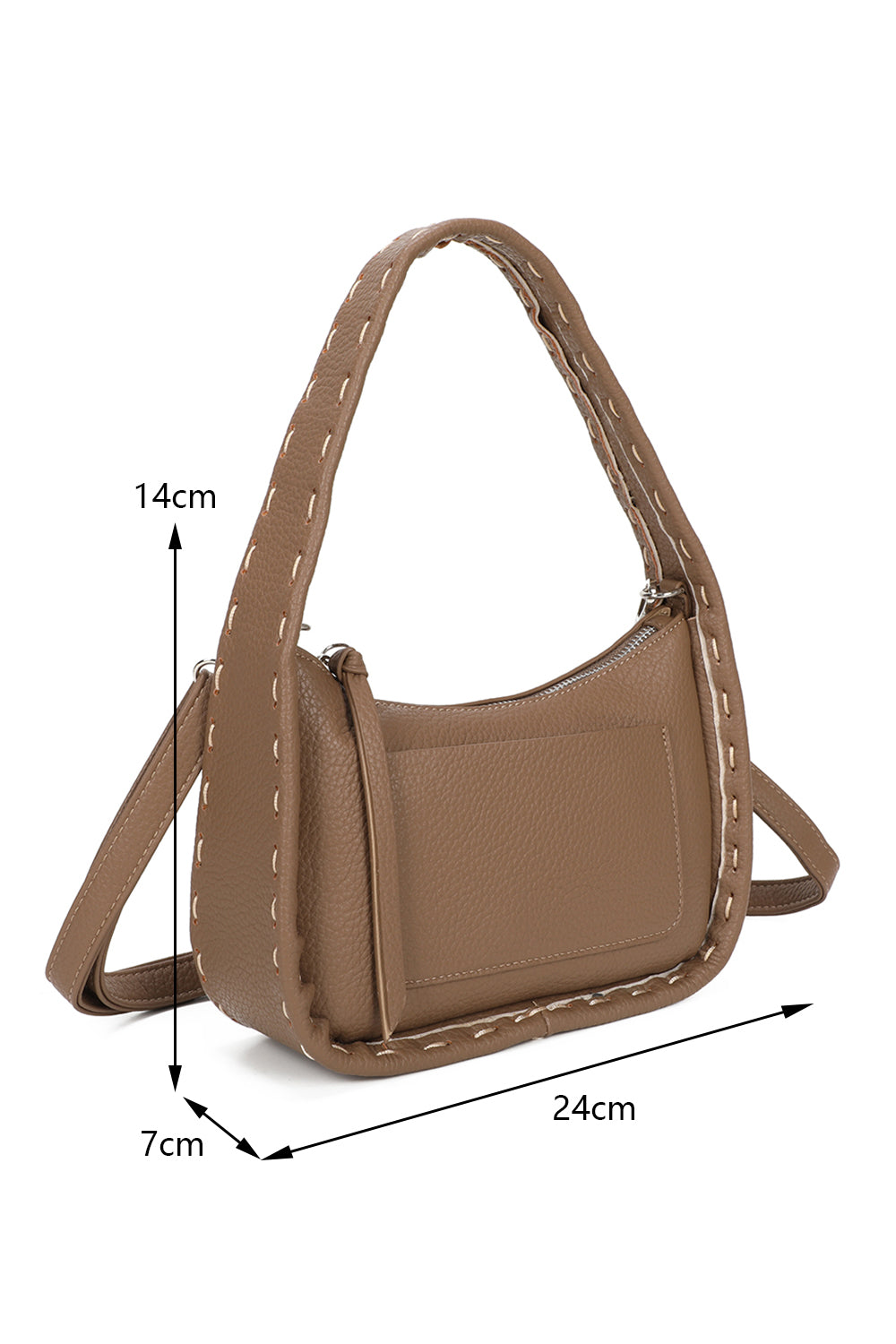 Paige PU Leather Crossbody Top-Handle Bag